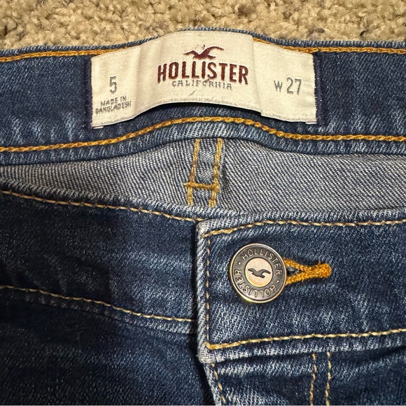 Hollister Denim Shorts Size 5 - Picture 3 of 10